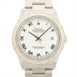 ROLEX DATEJUST THUNDERBIRD 16264 SS×WG AT WHITE DIAL 1 EXTRA LINK