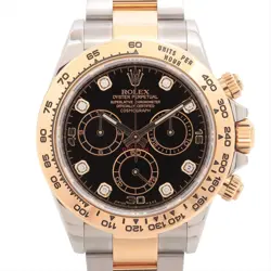 ROLEX DAYTONA 116503G SS×YG AT BLACK DIAL
