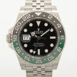 ROLEX GMT MASTER II 126720VTNR SS AT BLACK DIAL JUBILEE BRACELET