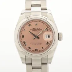 ROLEX DATEJUST 179160 SS AT PINK-FACE