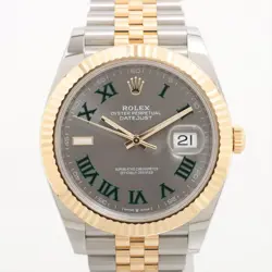 ROLEX DATEJUST 126333 SS×YG AT SLATE DIAL 4 EXTRA LINKS