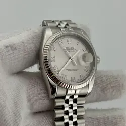 36MM SILVER ROMAN