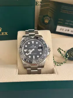 ROLEX GMT-MASTER II BRUCE WAYNE JUBILEE 126710 GRNR WATCH