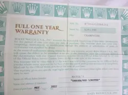 79163 WARRANTY