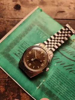 Vintage Rolex Explorer Tropical Dial Box And Papers From 1967 Watch