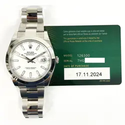 WRISTWATCH WHITE OYSTER