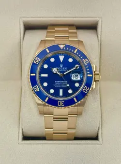 2024 ROLEX SUBMARINER “BLUESY” 41MM 126618LB YELLOW GOLD BLUE DIAL