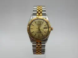 Mens Rolex Datejust 1625 1970s Turn-O-Graph 36mm 18k Gold SS Thunder Auto