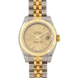 AUTHENTIC ROLEX DATEJUST 179173 SSXYG AUTOMATIC SERIAL INFO:Z SERIAL  #270-00...