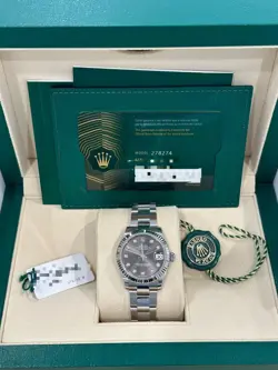 Rolex 278274 Datejust 31 Steel & White Gold Silver Diamond Dial Oyster-2024