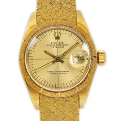 Rolex DateJust 6900 18k Factory Bracelet Vintage Automatic Ladie's Watch 26mm