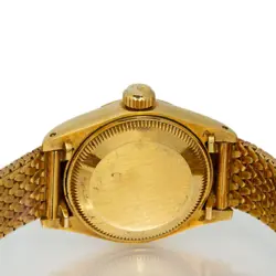 Rolex DateJust 6900 18k Factory Bracelet Vintage Automatic Ladie's Watch 26mm