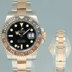 2022 NEW PAPERS ROLEX GMT MASTER ROOT BEER ROSE GOLD 126711 CHNR WATCH BOX