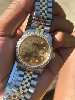 ROLEX DATE JUST TWO TONE