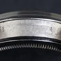 1966 Rolex 6694 OysterDate Stainless Steel 34mm Watch Patina & Potential NO RES!