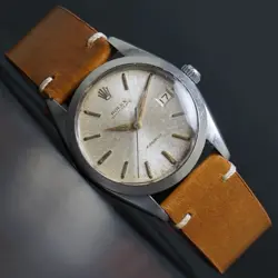 1966 Rolex 6694 OysterDate Stainless Steel 34mm Watch Patina & Potential NO RES!