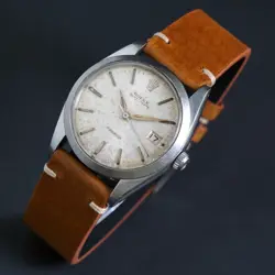 1966 Rolex 6694 OysterDate Stainless Steel 34mm Watch Patina & Potential NO RES!
