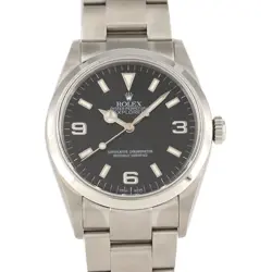 AUTHENTIC ROLEX EXPLORER 1 114270 SS AUTOMATIC SERIAL INFO:K SERIAL  #270-003...