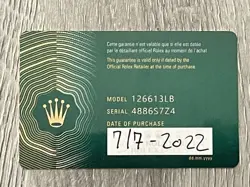 BOOKLET 2022 SUBMARINER