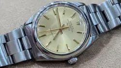 ROLEX AIR KING 5500 AUTOMATIC 34MM STAINLESS STEEL VINTAGE WRISTWATCH