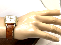 Rolex Precision 4645 Watch Vintage Swiss Automatic 14k Gold Case White Dial 31mm