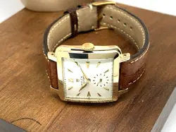 Rolex Precision 4645 Watch Vintage Swiss Automatic 14k Gold Case White Dial 31mm