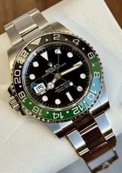 2024 ROLEX GMT-MASTER II 126720VTNR “SPRITE” OYSTER BRACELET, COMPLETE SET