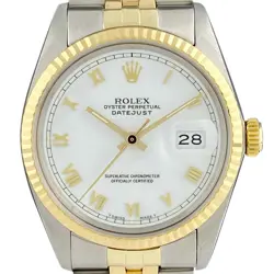 ROLEX DATEJUST 16013 YG AUTOMATIC MEN'S #BS142