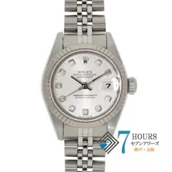 ROLEX 79174G DATEJUST 26 NEW 10P DIAMOND P NUMBER LADIES WATCH FROM JAPAN G1221