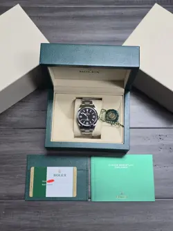Rolex Explorer MK2 214270 Silver Oyster Bracelet W/ B&P