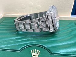 ROLEX 126300 DATEJUST 41 S/Steel 24.5CTS H/VS Natural White Diamonds! Very Nice