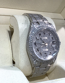 ROLEX 126300 DATEJUST 41 S/Steel 24.5CTS H/VS Natural White Diamonds! Very Nice