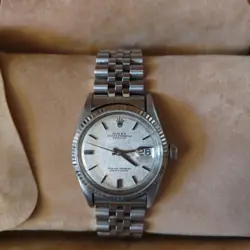 Rolex DateJust ref.1601 Cal.1570 white Gold Jubilee Automatic Watch 36mm w/Box