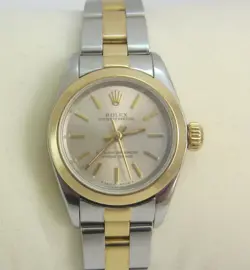 ~ROLEX 18K SS