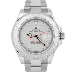 2016 PAPERS ROLEX YACHT-MASTER PLATINUM STAINLESS STEEL 40MM WATCH 116622 BOX