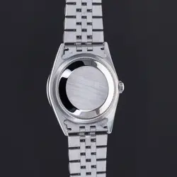 Rolex Datejust 36 1999 2y warranty Fullset ref. 16220 Steel Grey Tapestry dial