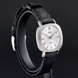 Rolex Cellini 28mm 1970 1y warranty Box ref. 3762 Silver dial Serviced