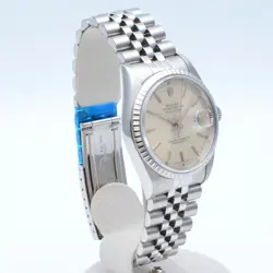 Rolex 16220 Number Circa 1996 Datejust Silver Automatic Jubilee Bracelet Date Di