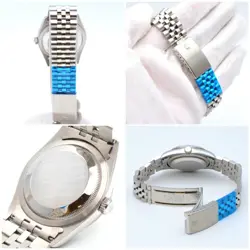 Rolex 16220 Number Circa 1996 Datejust Silver Automatic Jubilee Bracelet Date Di