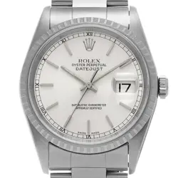 Rolex Datejust 16220 A Number Manufactured Around 1999 Silver Watch r45_1223