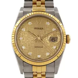 ROLEX DATEJUST 16233G SSXYG AUTOMATIC WINDING K NUMBER R45_1223