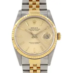 ROLEX DATEJUST 16233 SSXYG AUTOMATIC WINDING L NUMBER R45_1223