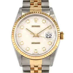 ROLEX DATEJUST 16233G SSXYG AUTOMATIC WINDING NUMBER R45_1223
