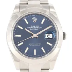 ROLEX DATEJUST 126300 SS AUTOMATIC WINDING RANDOM NUMBER R45_1223