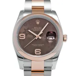 SERIAL CHOCOLATE/DIAMOND WATCH