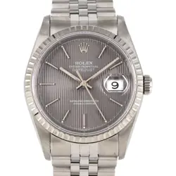 ROLEX DATEJUST 16220 5 SS AUTOMATIC WINDING NUMBER R45_1223