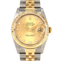 ROLEX DATEJUST 16233G. SSXYG AUTOMATIC WINDING L NUMBER R45_1223