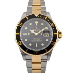 ROLEX 16613LN SUBMARINER DATE TWO TONE 40MM 2000 K SERIAL
