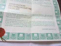 100% original Rolex reference 69173 Warranty Paper from  serier 1996