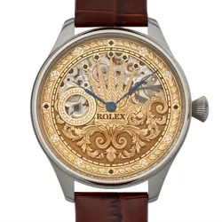 ROLEX 48MM MEN WITH POCKET ARRANGEMENT ANTIQUE MARRIAGE WATCH 1941